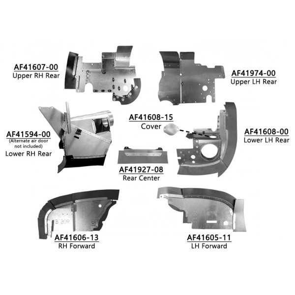 Piper PA-31-310 Complete Engine Baffle Set